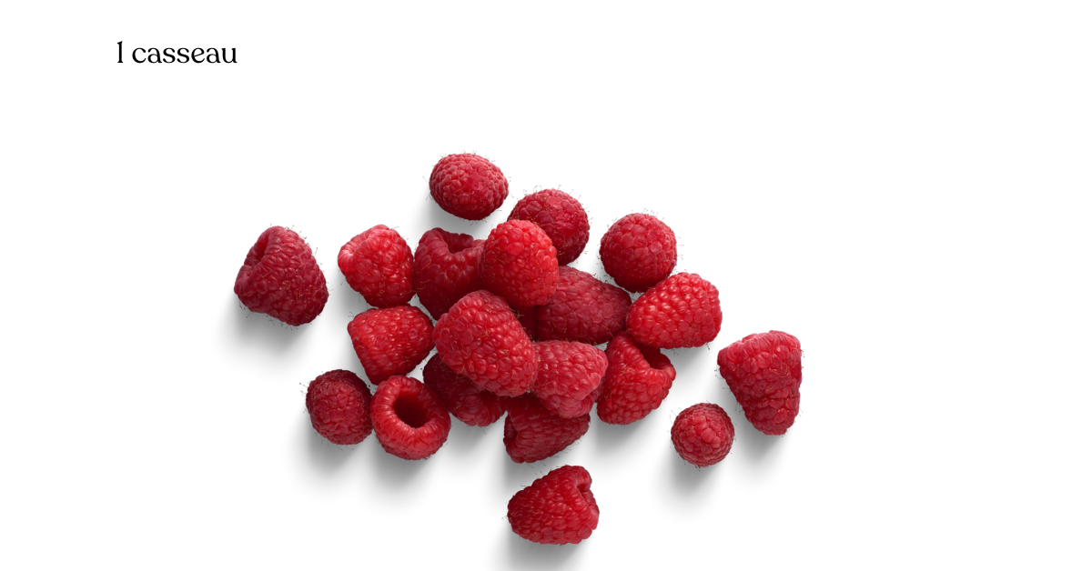 Casseau de framboises