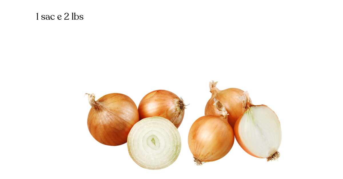 Oignons blancs 2 lbs