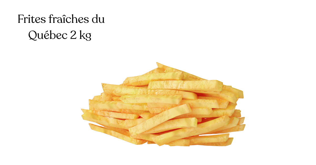 Frites fraîches