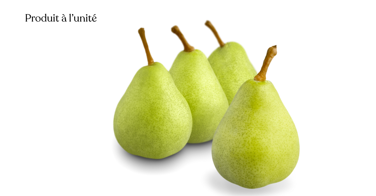 Poires Bartlett