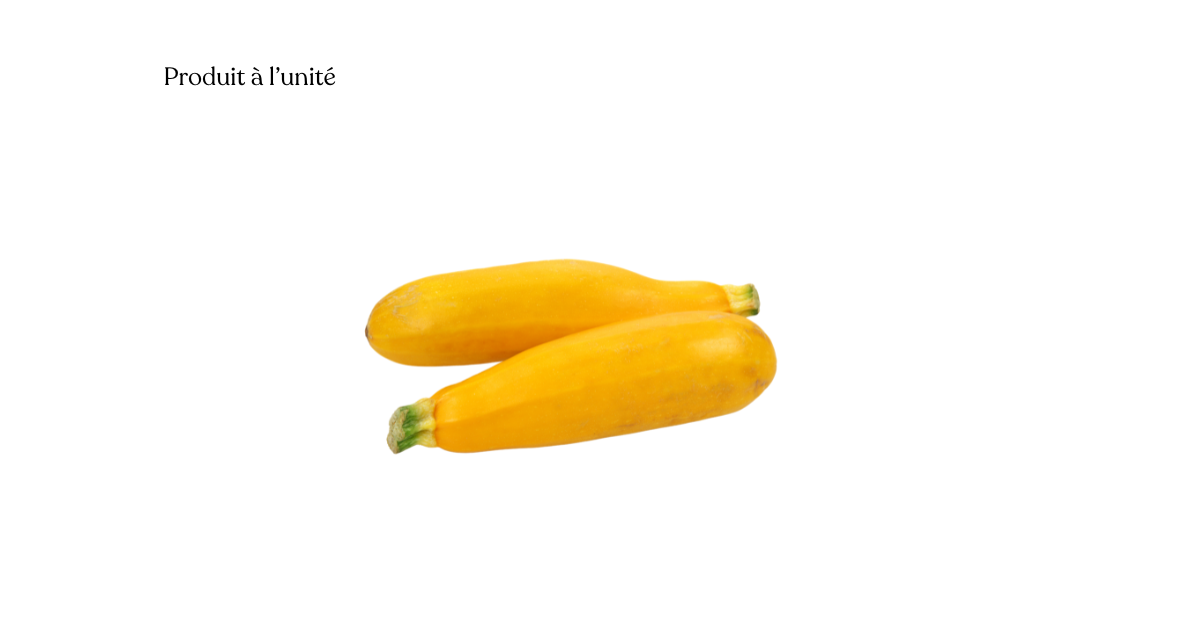 Zucchini jaune